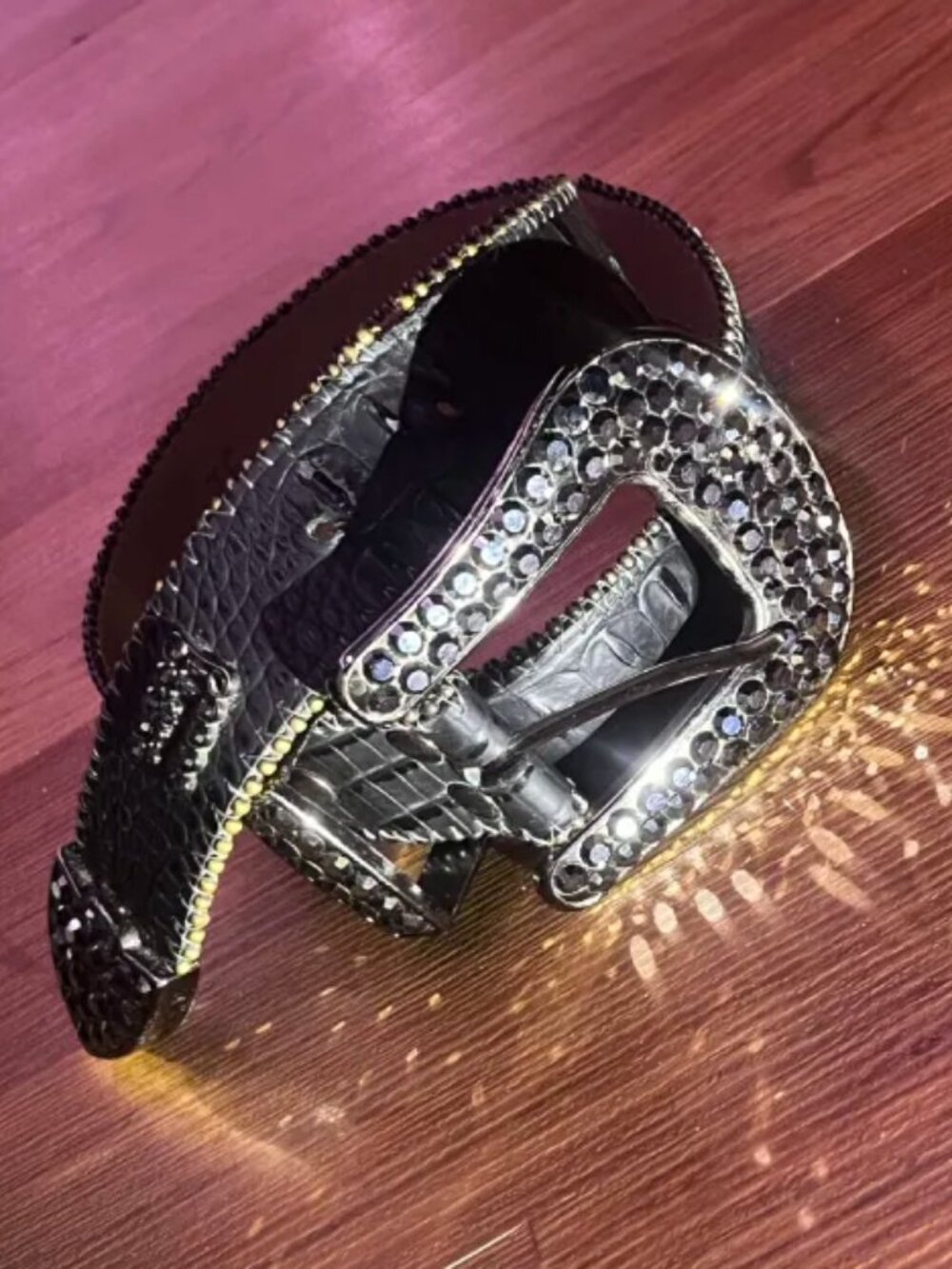 B.B. Simon Belt ( Noir Classic 2 ) Size 32